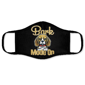 Discover Bark Mode On beagle Face Masks