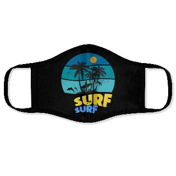 Discover Summer Surf, Surfing , Beach vibes, Summer Face Masks