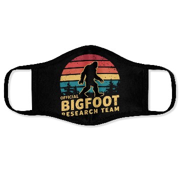 Discover Official Bigfoot Research Team Sasquatch Yeti Face Masks