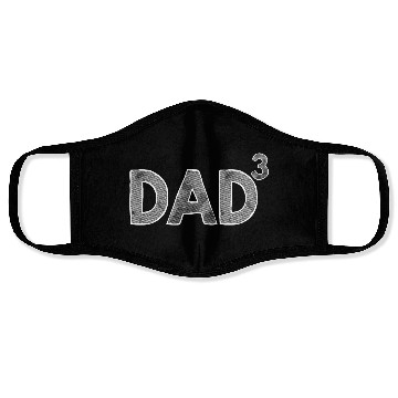 Discover "Dad 3" Face Masks - Classic Father's Day Gift