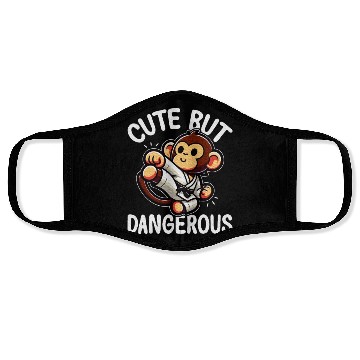 Discover Cute but Dangerous Karate Taekwondo Monkey Karate Face Masks