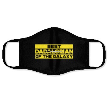 Discover best dadalorian of the galaxy Face Masks