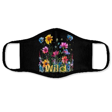 Discover Wild Flowers Face Masks
