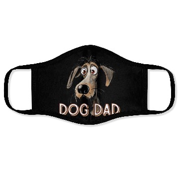 Discover DOG DAD Father's Day Gift for Dad Face Masks