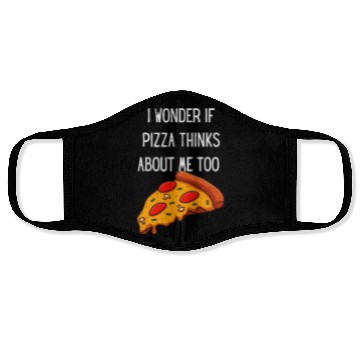 Discover I'm Here For The Pizza Food Lover Pizza Baker Face Masks