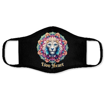 Discover Lion Mandala Face Masks