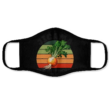Discover Jicama Spirit Vegetable Vegetarian Food Lover Face Masks