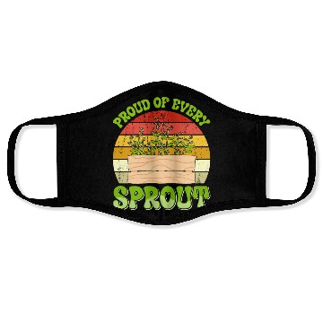 Discover Micro Farming Design for Microgreen Farmer Face Masks