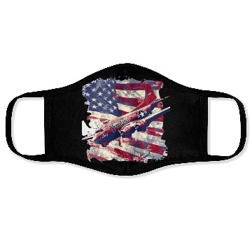 Discover yankee, lady, world war 2 Face Masks