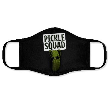 Discover Pickle Design Cucumber Pickle Lover Face Masks