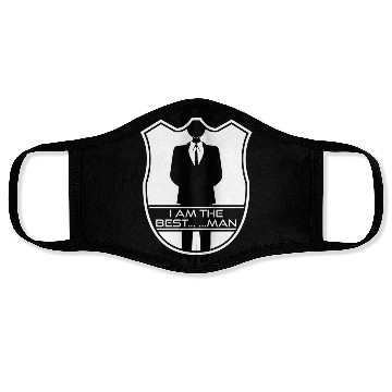 Discover Best Man Groomsmen Bride Groom Face Masks