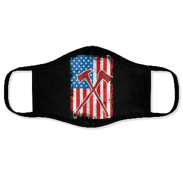 Discover 4th Of July US Firefighter Face Masks