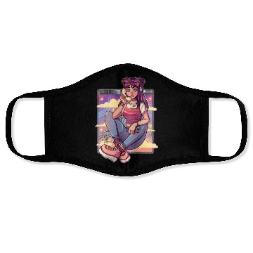 Discover Hello 90's, retro vibes Face Masks