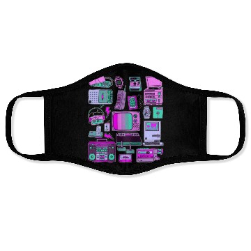 Discover 80's tech Face Masks