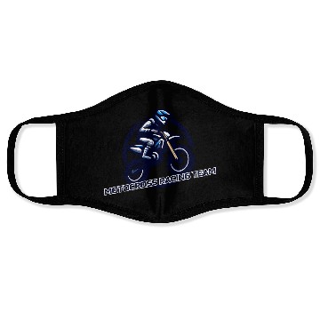 Discover motocross racing team Face Masks