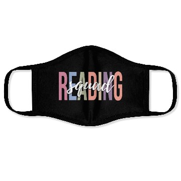 Discover Book Lover Reader Reading Lover Face Masks