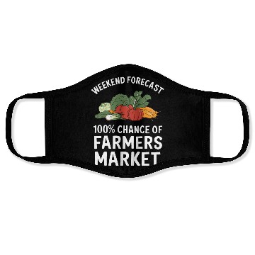 Discover Farmers Market Farmer Agriculture Farming Food Face Masks