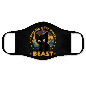 Discover unleash your inner beast Face Masks