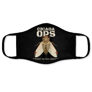 Discover Cicada-Entomology-Insect-Nature- Face Masks