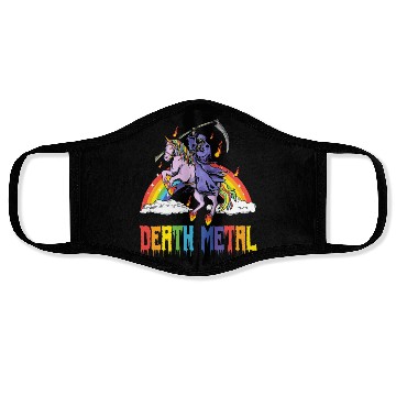 Discover Goth Rock Satan Unicorn Festivals Death Metal Face Masks