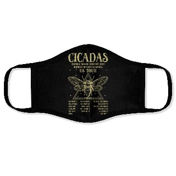 Discover CICADAS US TOUR Face Masks