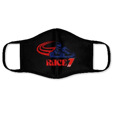 Discover The Journey to Race 1" Face Masks