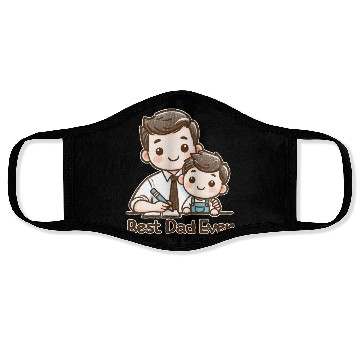 Discover Best Dad Ever Face Masks