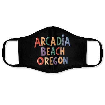 Discover Arcadia Beach Oregon Face Masks