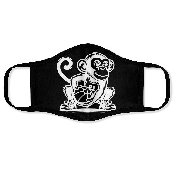 Discover Sporty Monkey With Basketball Face Masks