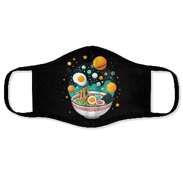 Discover RAMEN NOODLES GALAXY Face Masks