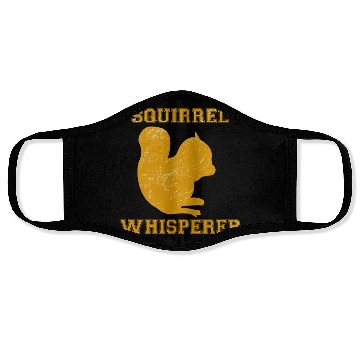 Discover Squirrel Whisperer Funny Animal Lover Chipmunks Face Masks