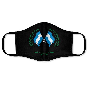 Discover Flags Honduras laurel wreath banner Face Masks