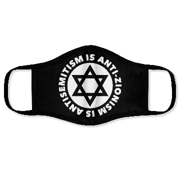 Discover Calling It Out – Star of David (White) Face Masks