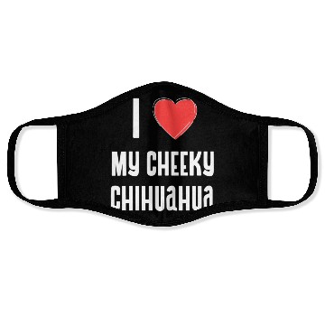 Discover Cheeky Chihuahua Lover Sleeve Face Masks