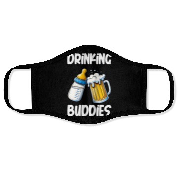 Discover Drinking Buddies Creative Fun Novelty Face Masks