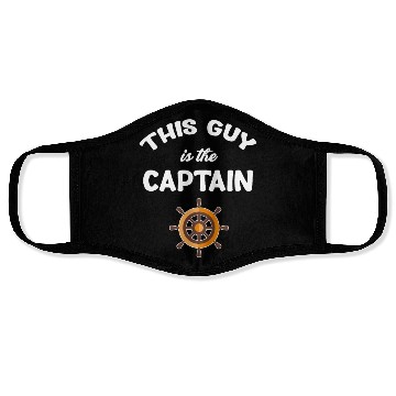 Discover This Guy Is The Captain Captain Cruise Sailing Face Masks