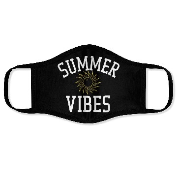 Discover Summer Vibes Vacation Face Masks