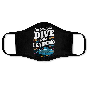 Discover School Submarine Ready To Dive Into Learning Face Masks
