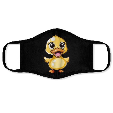 Discover Adorable Duckling Cartoon Character Face Masks