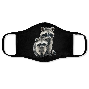 Discover Opossum and raccoon Face Masks