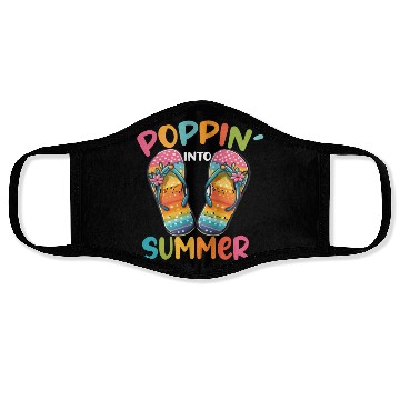 Discover poppin into summer Bye Bye School Face Masks