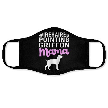 Discover Mothers Day Wirehaired Pointing Griffon Dog Mom Face Masks