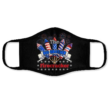 Discover Big Brother Funny Firecracker 4th Of July Firework Face Masks