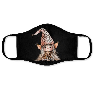 Discover Leopard Print Gnome Clipart Images, Girly Face Masks