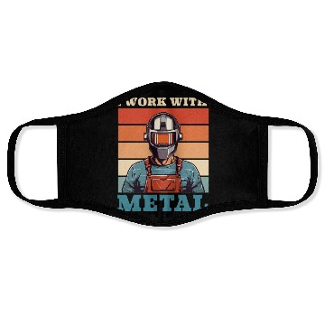 Discover Western Welder Retro Themed Gift Face Masks