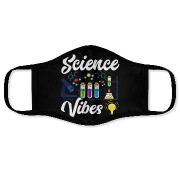 Discover Science Vibes First Day of School Face Masks