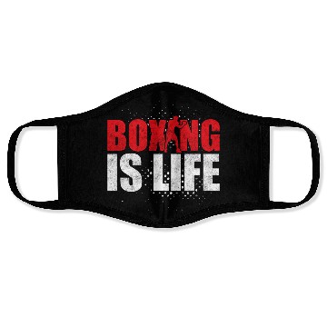 Discover Boxing Is Life Training Boxer Face Masks