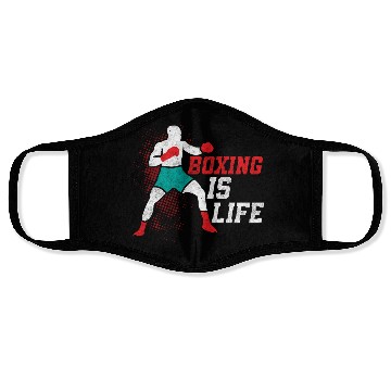 Discover Boxing Is Life Boxer Training Face Masks