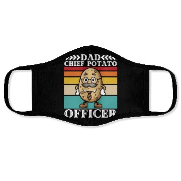 Discover Dad chief potato officer Face Masks