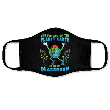 Discover The Future of Planet Earth Teacher Face Masks